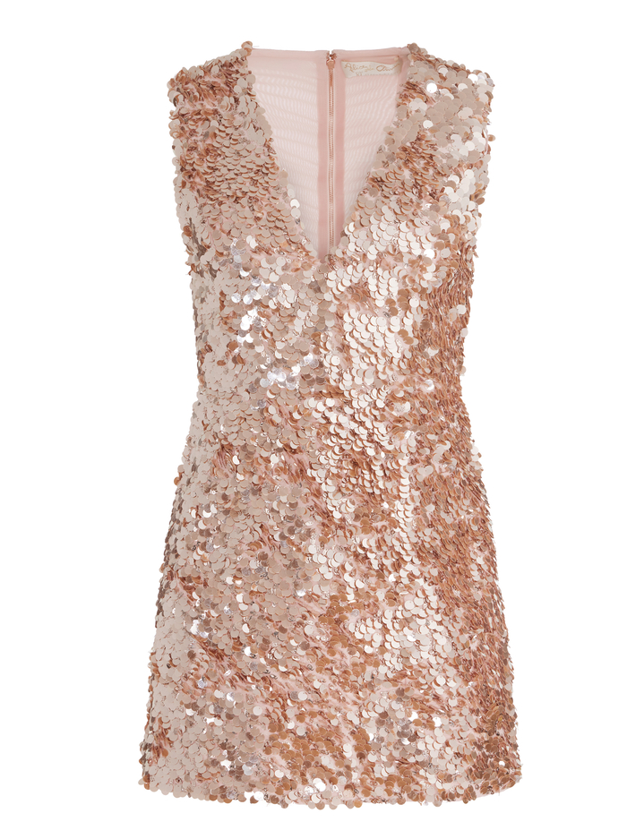 PACEY MINI DRESS - PEARL BLUSH image 5 - ALICE + OLIVIA