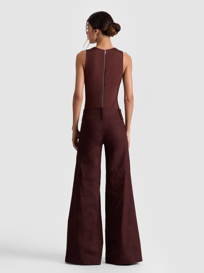 OLEA BODYSUIT - MOCHA image 2 - Alice And Olivia