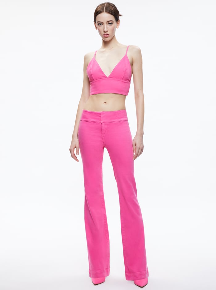 CARLI DENIM BRA TOP - CANDY image 2 - Alice And Olivia