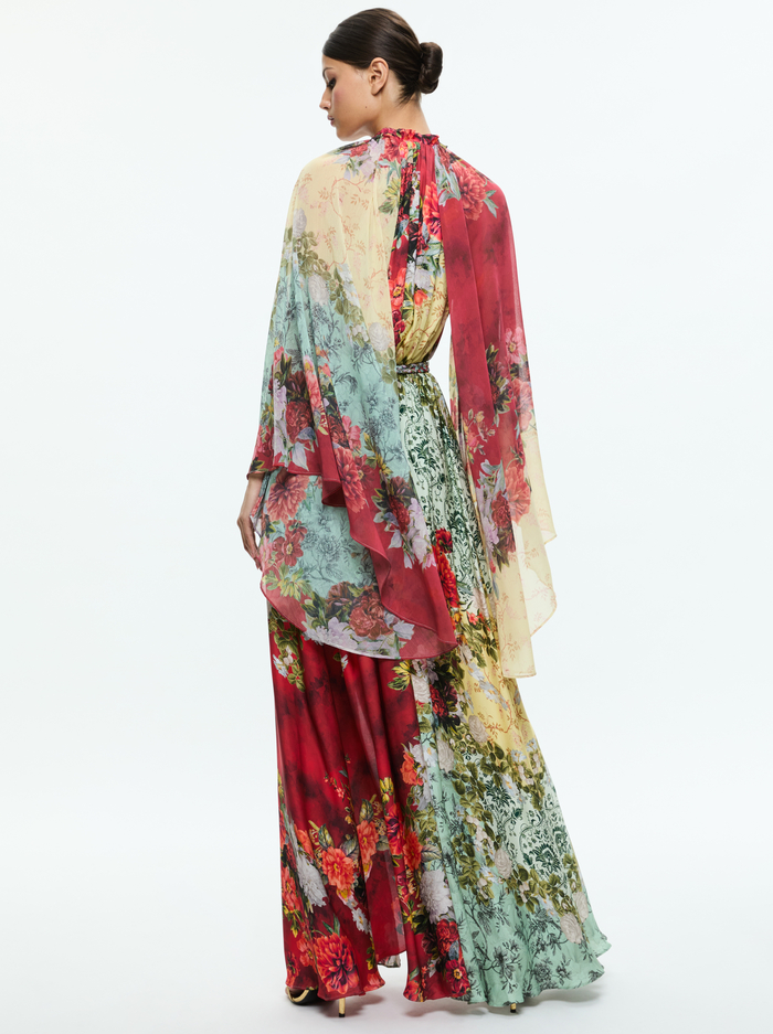 MALINDA MAXI DRESS WITH SLIT - OAKLEY image 2 - Alice And Olivia
