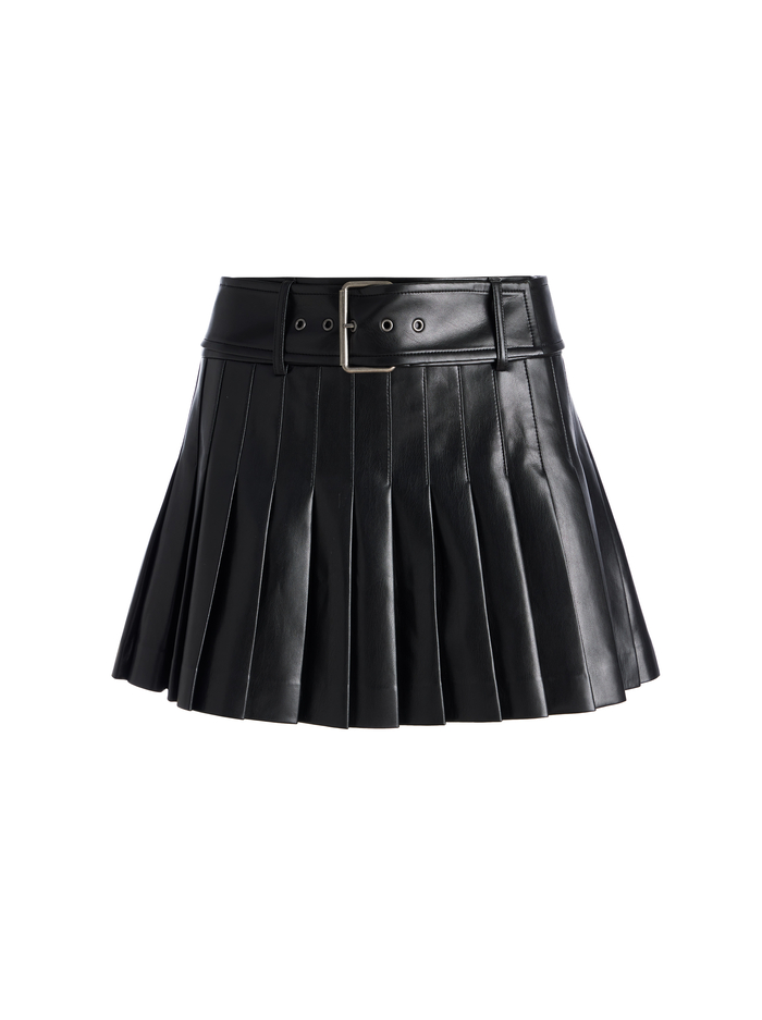 MERA MINI SKIRT - BLACK image 5 - Alice And Olivia