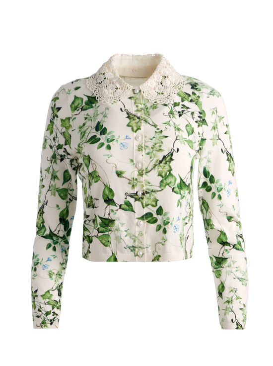 VINEYARD-CARSON COLLARED CARDIGAN