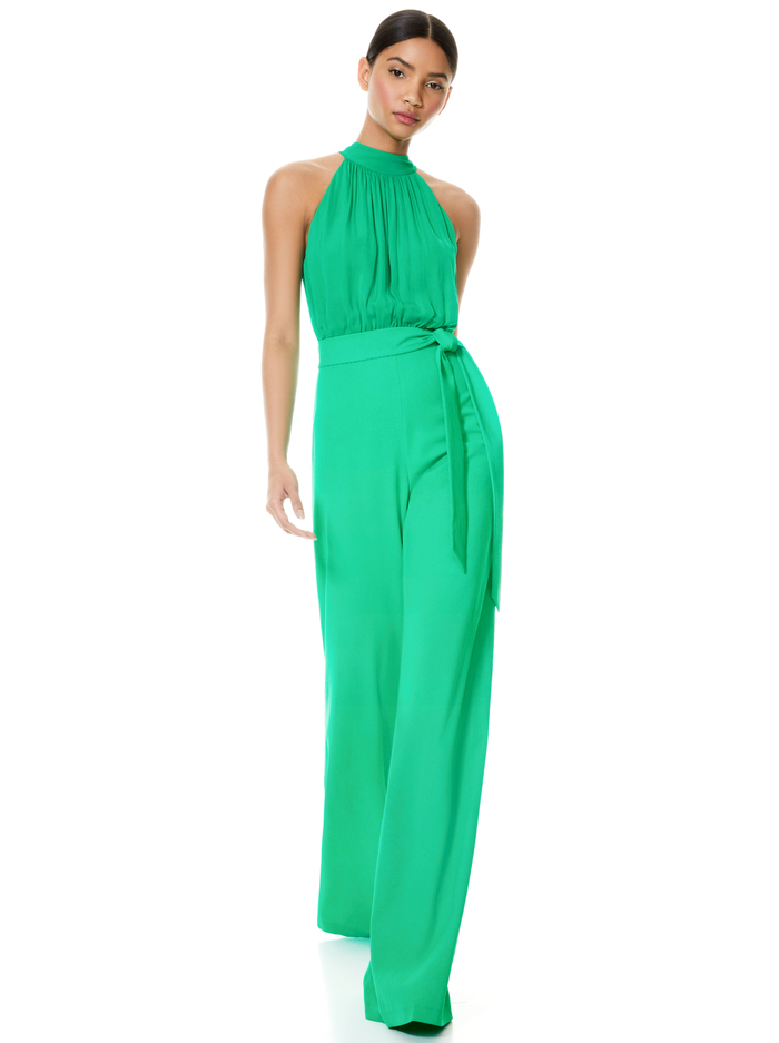 THELMA JUMPSUIT - MINT KELLY image 2 - ALICE + OLIVIA