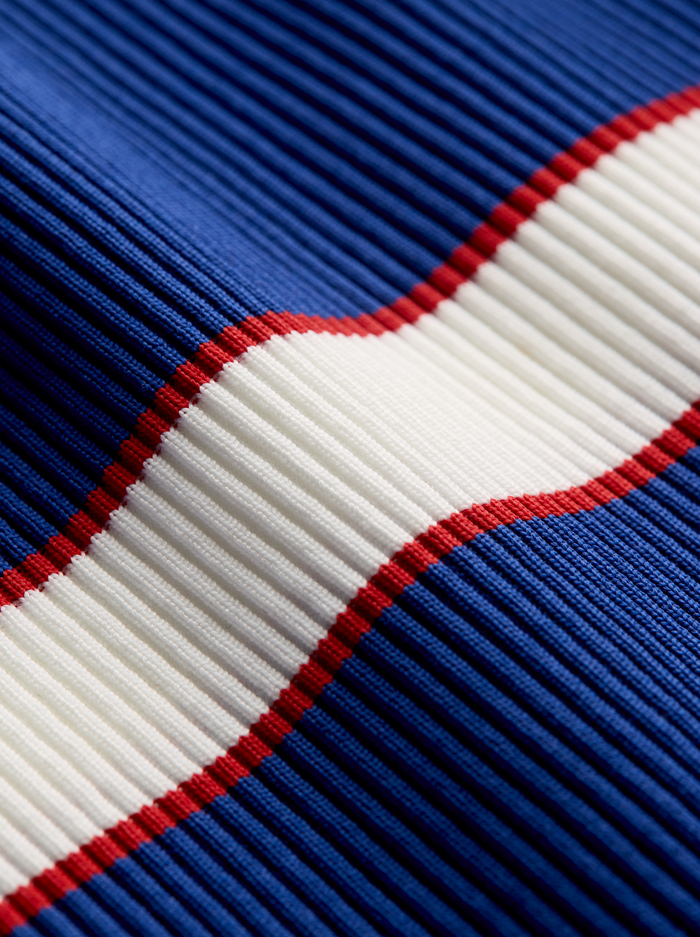 ONIE BABY RINGER TEE - GLAMOUR STRIPE TWILIGHT BLUE image 1 - ALICE + OLIVIA