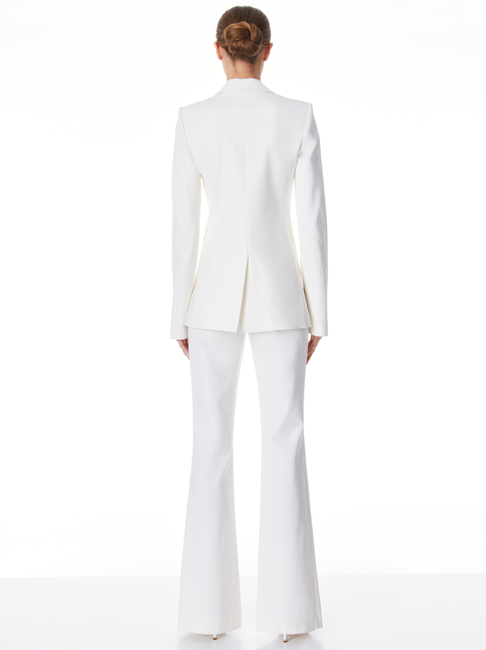 BREANN FITTED BLAZER - ECRU image 1 - Alice And Olivia