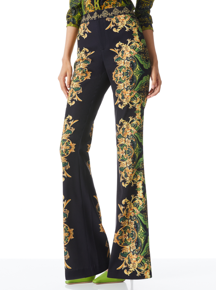 OLIVIA BOOTCUT PANT - RENDEZVOUS - Alice And Olivia