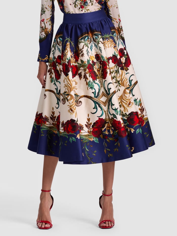NILDA VOLUMINOUS SKIRT - GILDED ROSE - Alice And Olivia