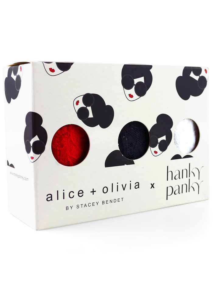 A+O X HANKY PANKY THONG SET - MULTI image 3 - Alice And Olivia