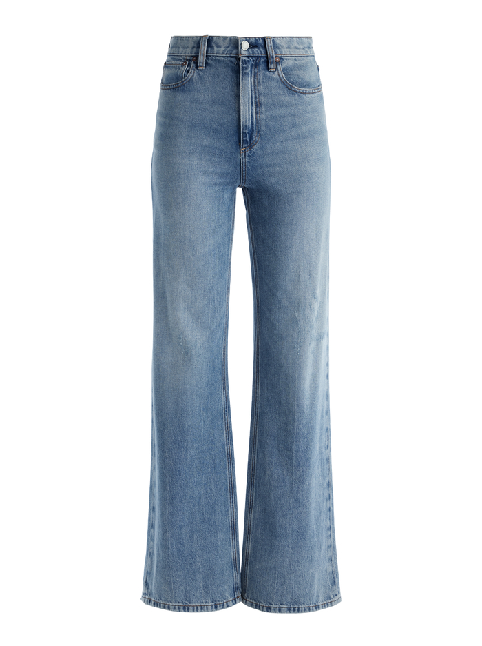 WEEZY FULL LENGTH JEAN - SADIE LT VINTAGE BLUE image 5 - Alice And Olivia