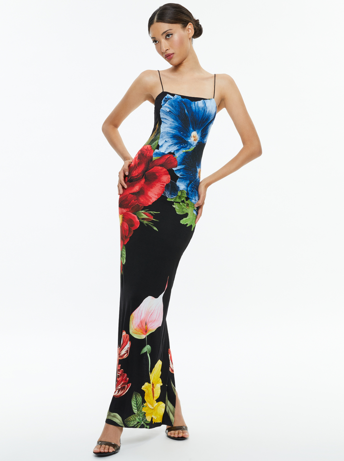 FIFI MAXI DRESS - LE PARISIEN BLACK image 4 - Alice And Olivia