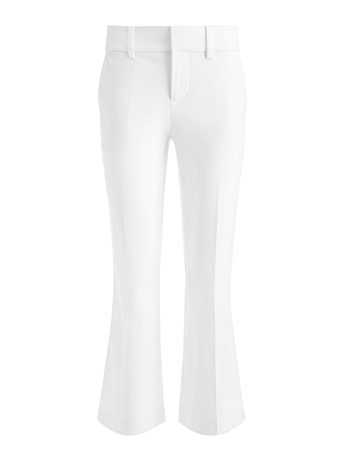 JANIS LOW RISE CROPPED FLARE PANT - OFF WHITE image 5 - Alice And Olivia