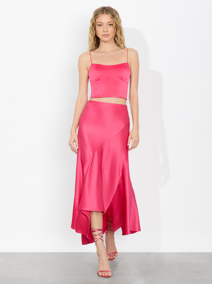 SAYLOR BUSTIER CAMI TOP - RASPBERRY image 4 - Alice And Olivia