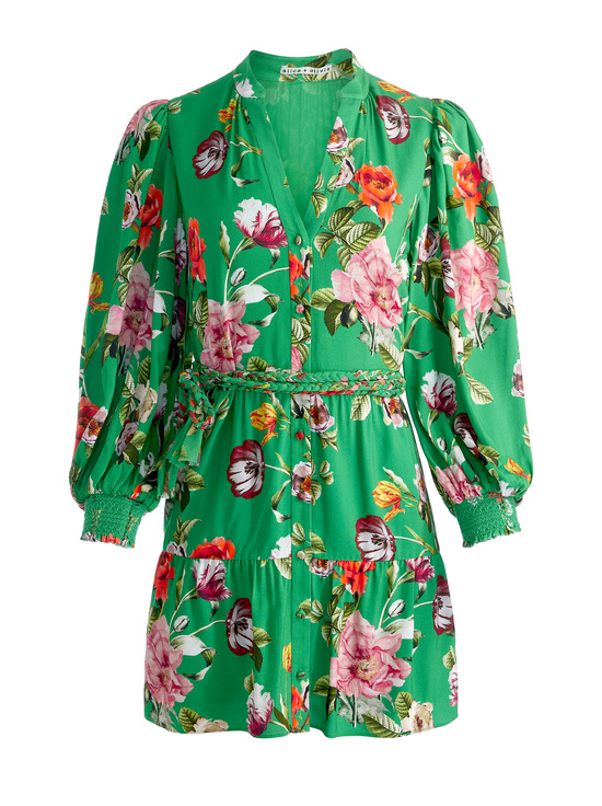 HAMPTONS FLORAL LARGE-ANTONETTE MINI DRESS