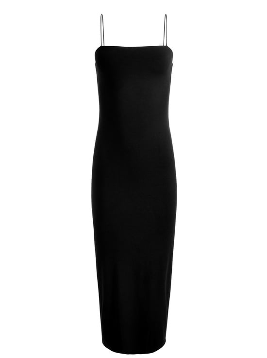 BLACK-FIFI MIDI DRESS