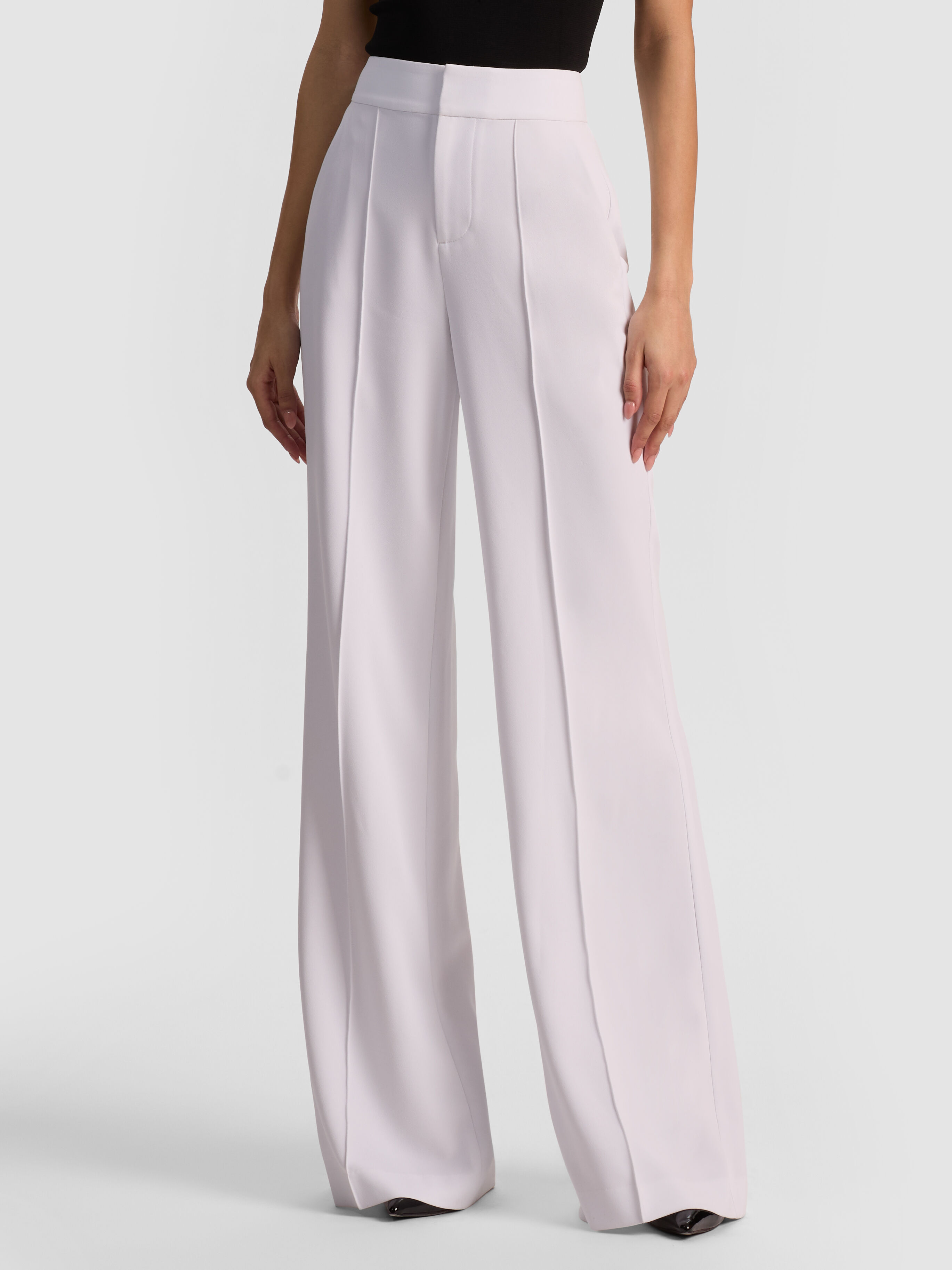DYLAN PANT in WHITE | ALICE + OLIVIA