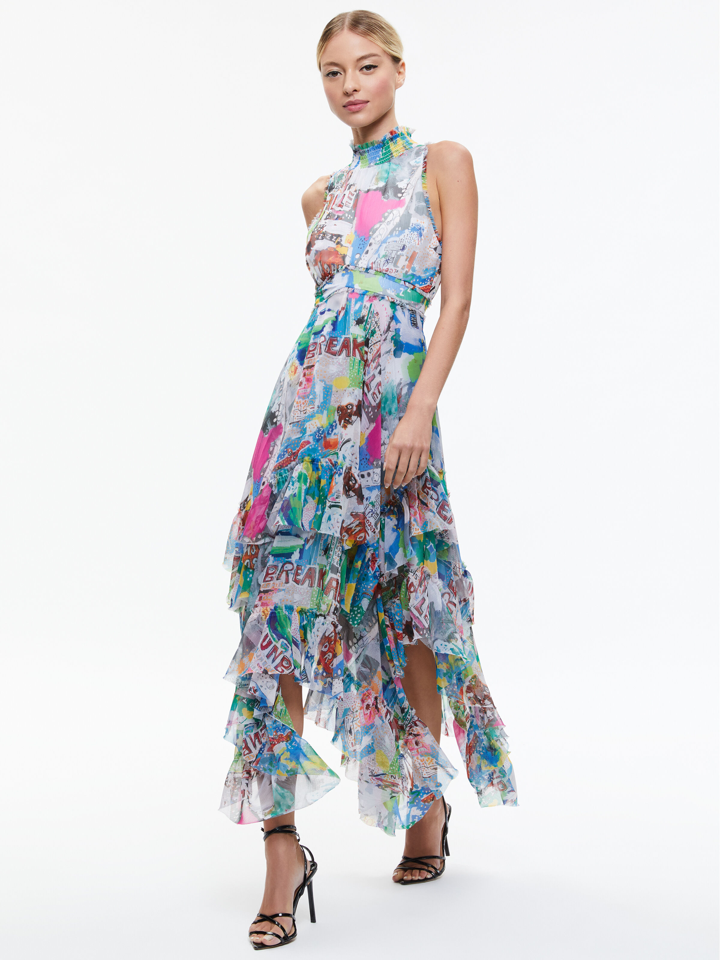 Alice and olivia evelyn dress on sale