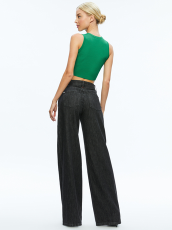 LIGHT EMERALD-TONITA RIBBED TANK