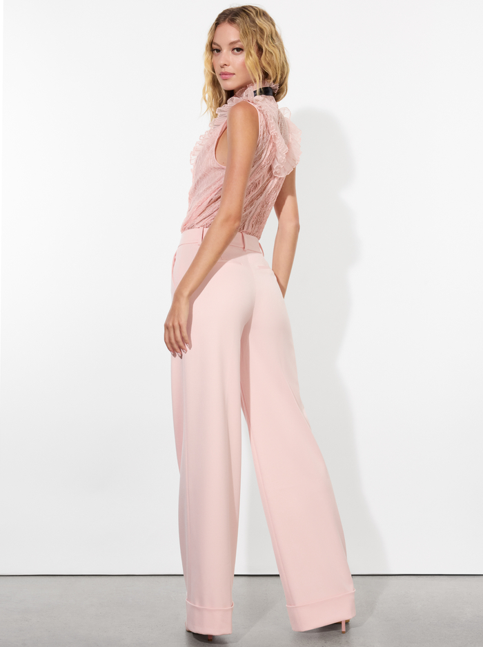 RHEBA LACE BLOUSE - PEARL BLUSH image 3 - Alice And Olivia