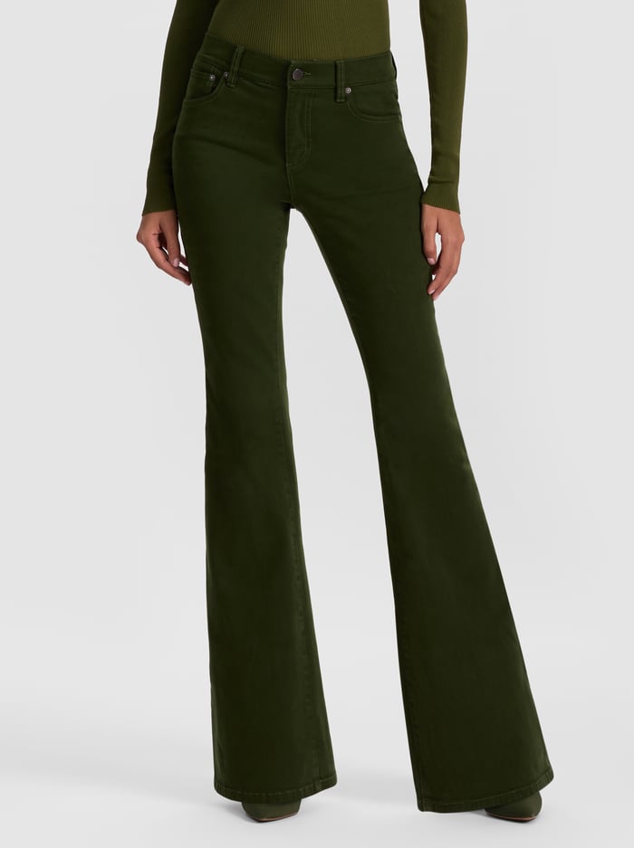 ROSELINE JEAN - DARK OLIVE - Alice And Olivia