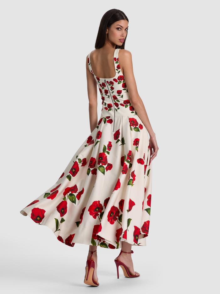 ADLEY DROP WAIST DRESS - SUMMER POPPY image 2 - ALICE + OLIVIA