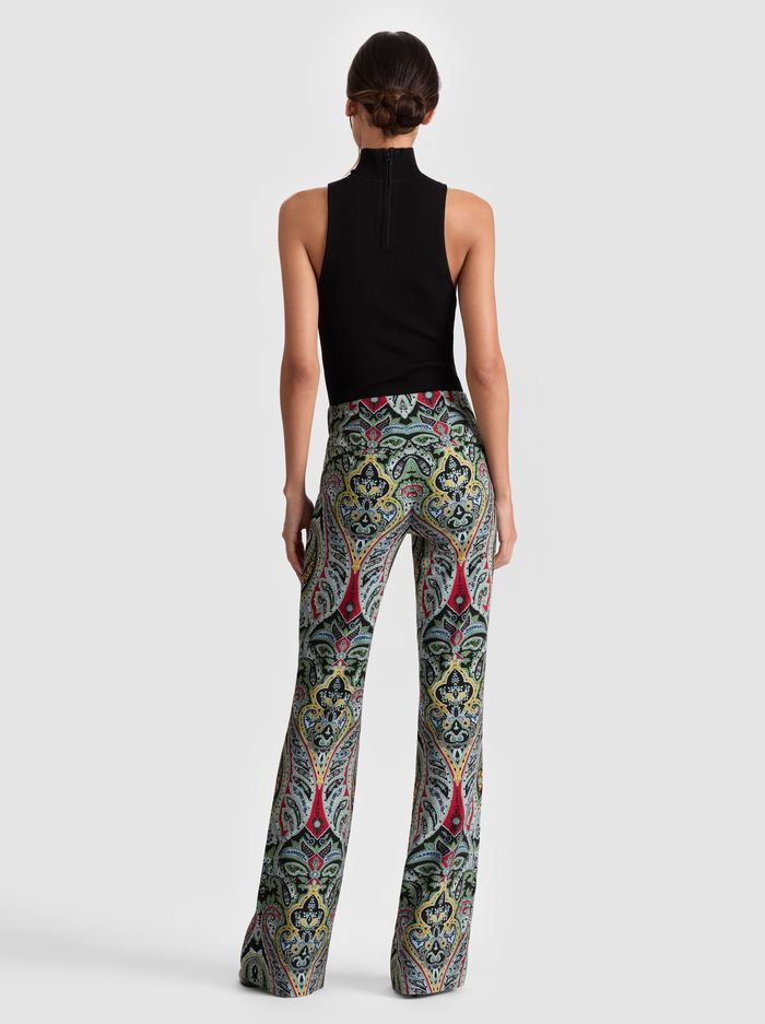 TEENY BOOTCUT PANT - PAISLEY POEM image 2 - Alice And Olivia