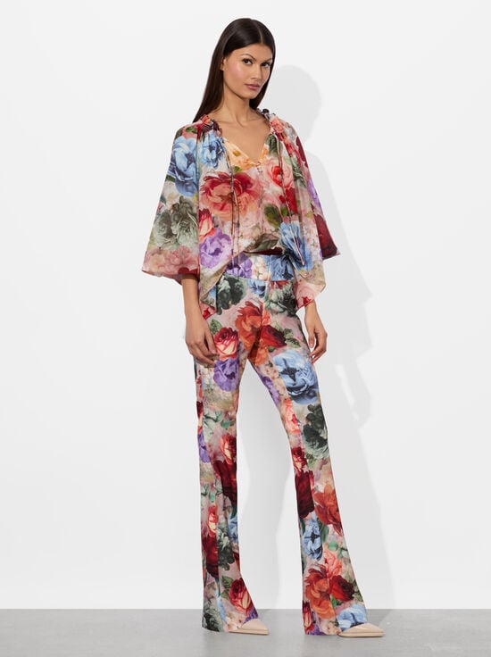 STORM FLORAL SM-OLIVIA BOOTCUT PANT