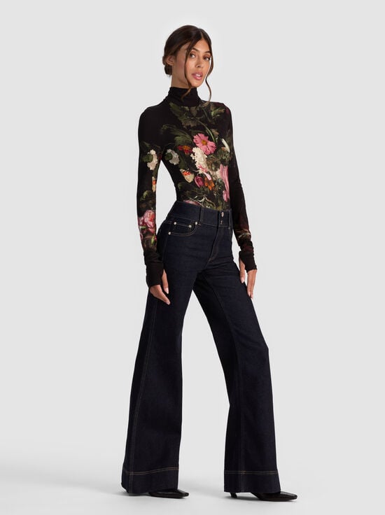 BE STILL-DELAINA TURTLENECK TOP