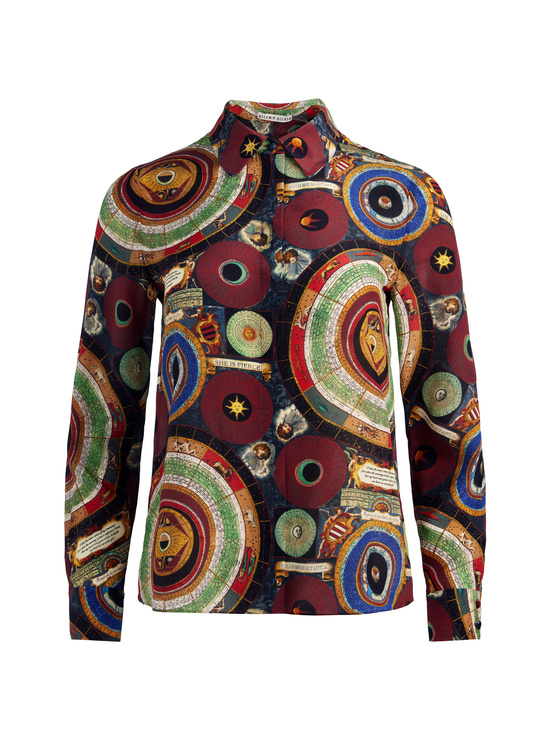 HANDS OF TIME-WILLA SILK BLOUSE