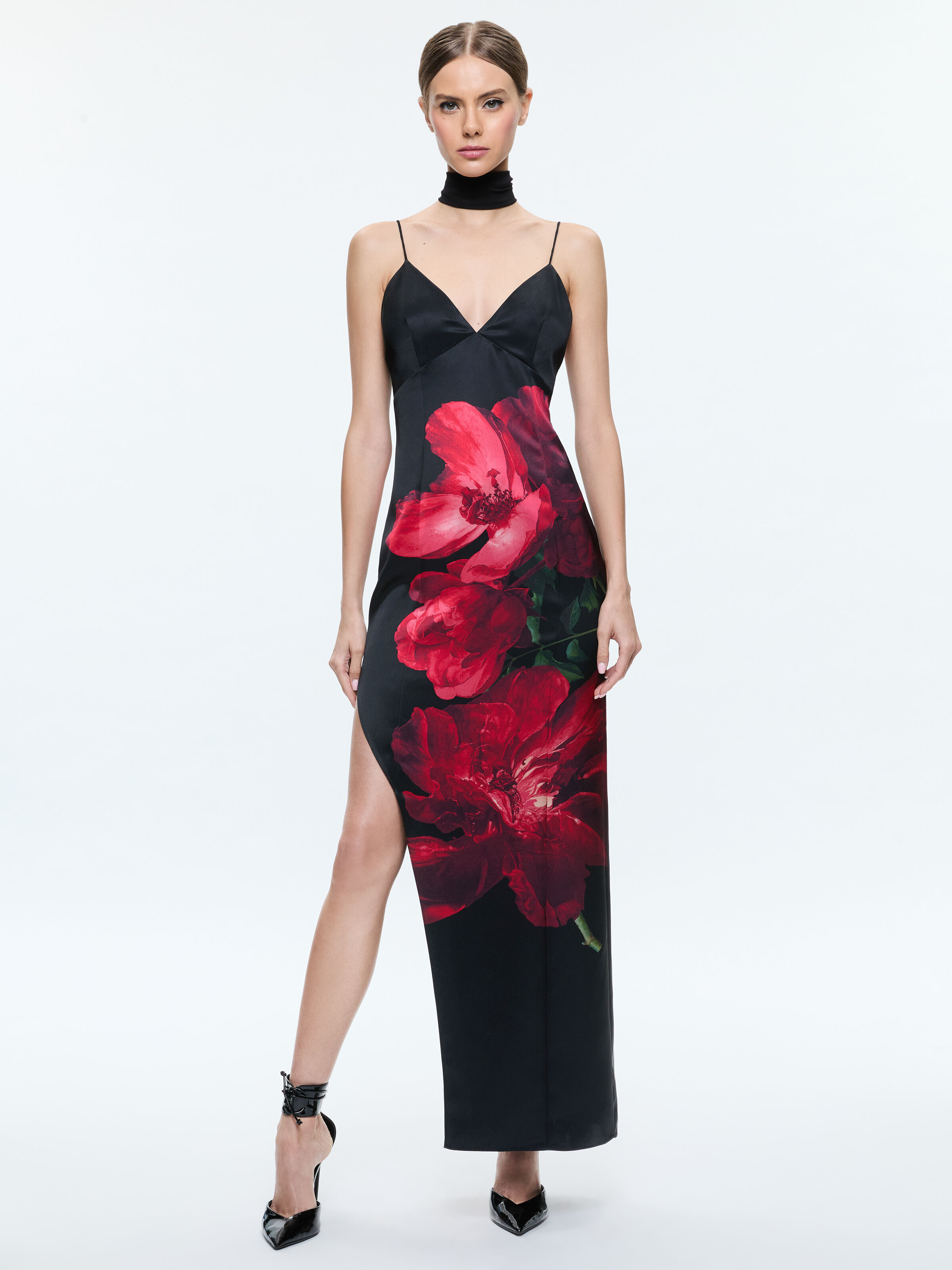 Alice and olivia red floral dress shop