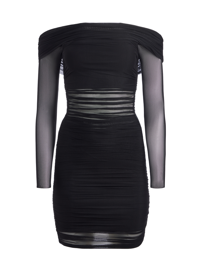 ISADOLA MINI DRESS - BLACK image 5 - Alice And Olivia