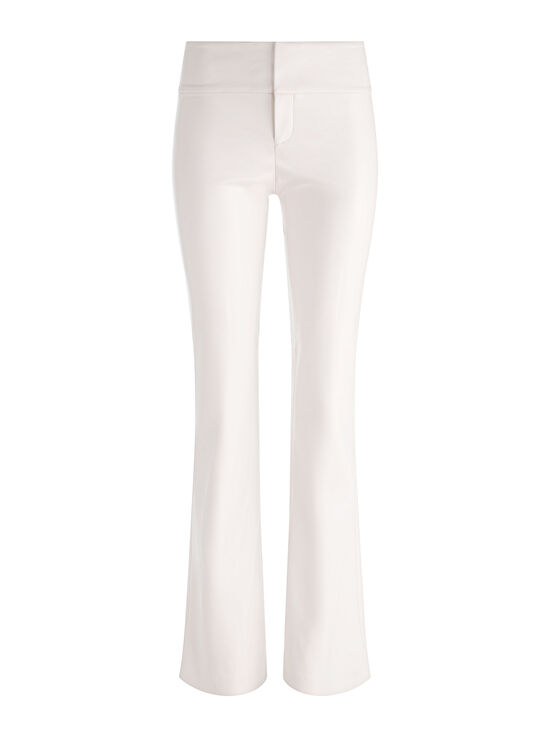 OFF WHITE-OLIVIA VEGAN BOOTCUT PANT