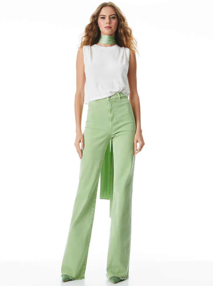 GORGEOUS COIN POCKET JEAN - SEAFOAM image 1 - Alice And Olivia