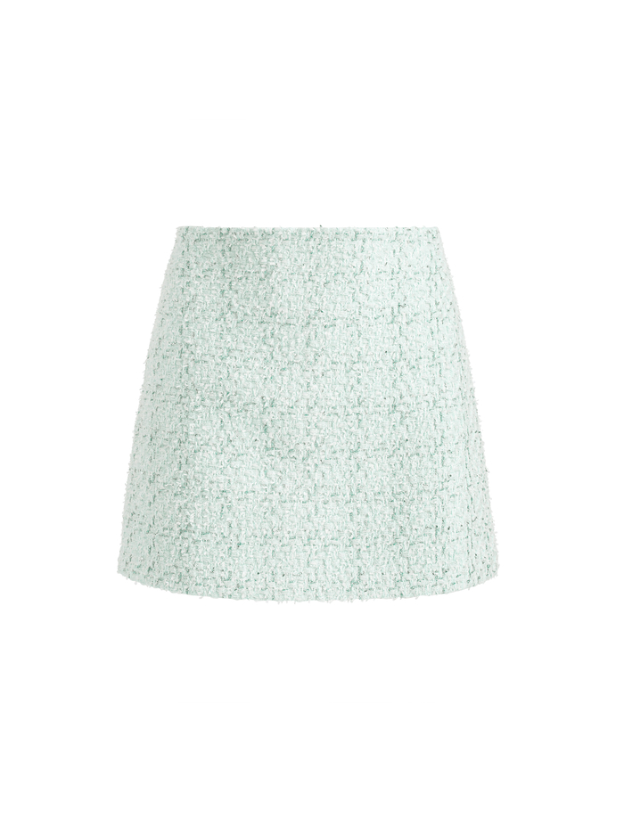 RILEY MINI SKIRT - SEA SPRAY image 5 - Alice And Olivia