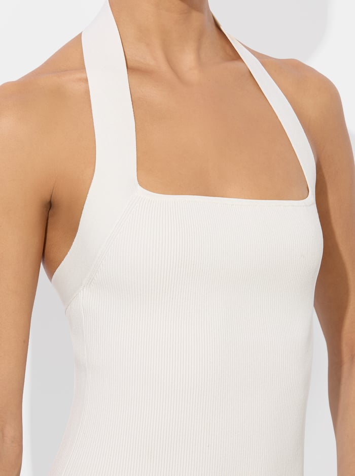 CELLY HALTER TANK - SOFT WHITE image 3 - Alice And Olivia