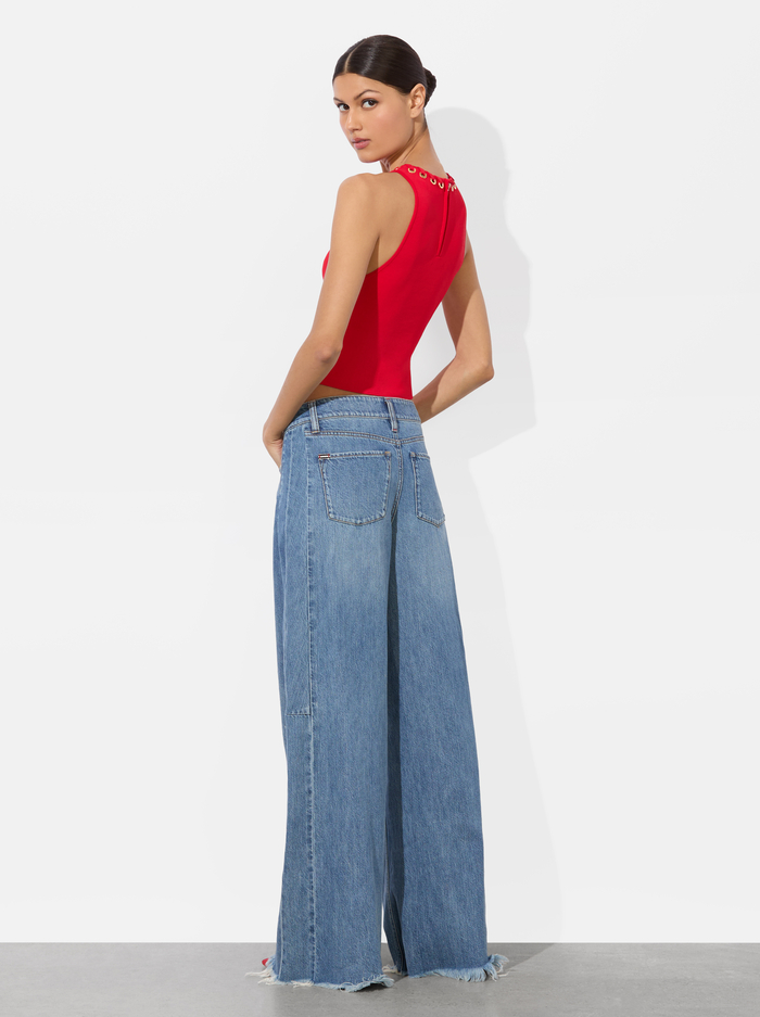 STU BAGGY JEAN - LIVIA VINTAGE BLUE image 2 - Alice And Olivia