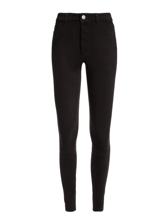 MIKAH SUEDE PANT - BLACK image 5 - Alice And Olivia