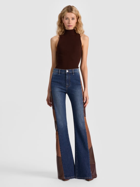 DARK CHOCOLATE-DARCEY KNIT TANK