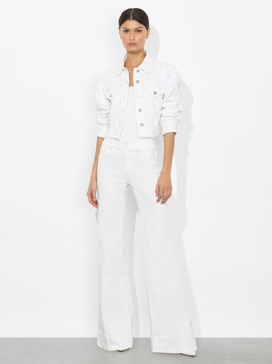 WHITE-LANA DENIM JACKET