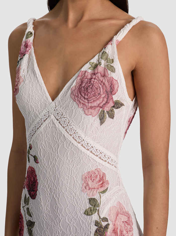 NISA LACE MAXI GOWN - GARDEN GOSSIP OFF WHITE image 2 - ALICE + OLIVIA