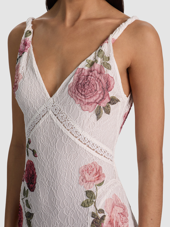 GARDEN GOSSIP OFF WHITE-NISA LACE MAXI GOWN