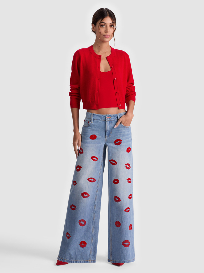 AMAZING JEAN - DENVER BRIGHT BLUE image 1 - ALICE + OLIVIA