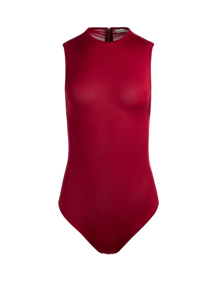 NICHOL BODYSUIT - GARNET image 5 - Alice And Olivia