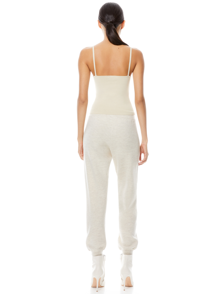 DRINA CROPPED RIB TANK - SEPIA image 1 - ALICE + OLIVIA