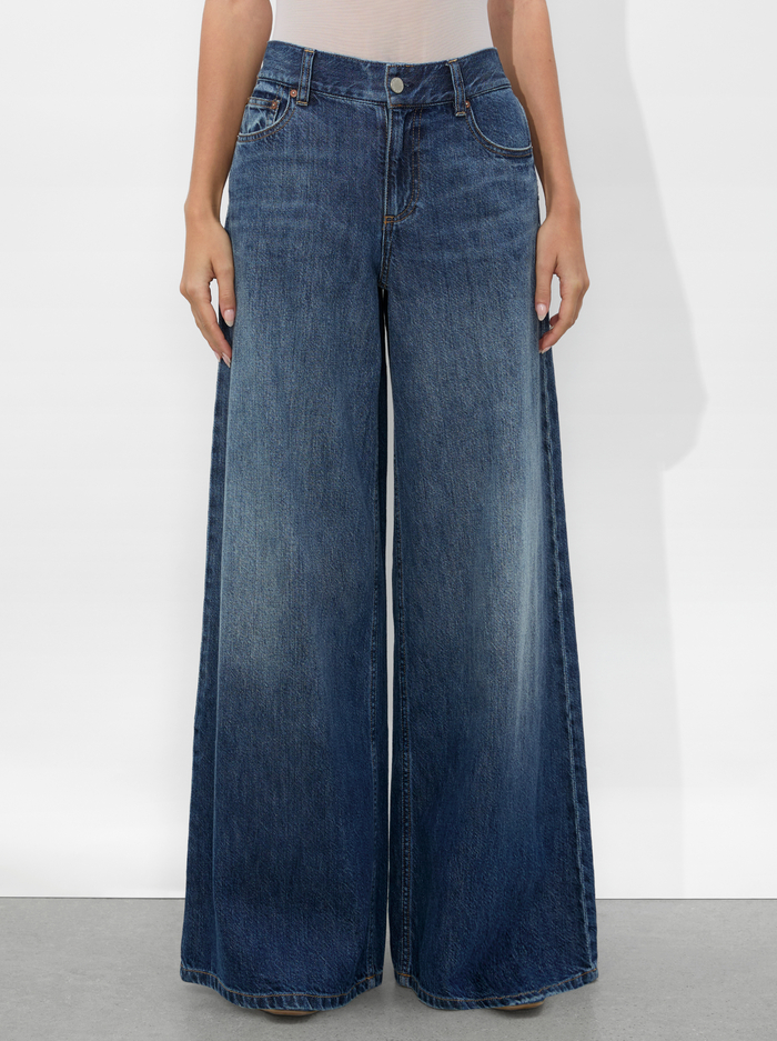 BRANSON JEAN - DARBY VINTAGE BLUE - Alice And Olivia