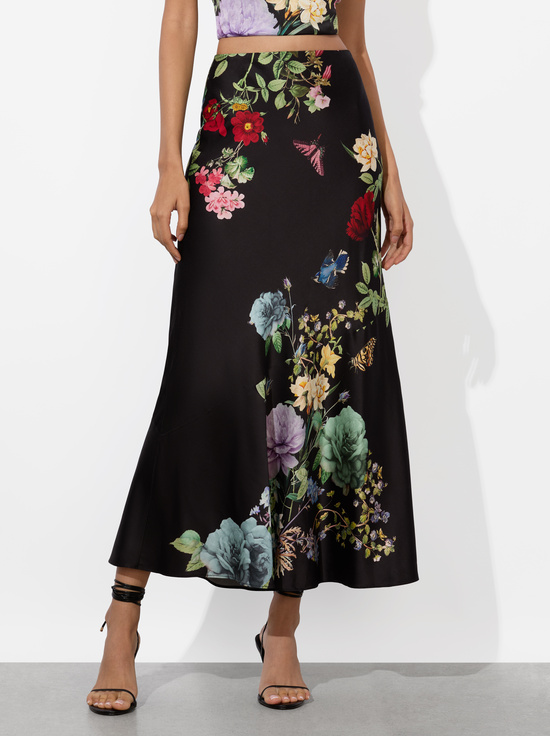 VENUS FLORAL-TERESE SLIP SKIRT