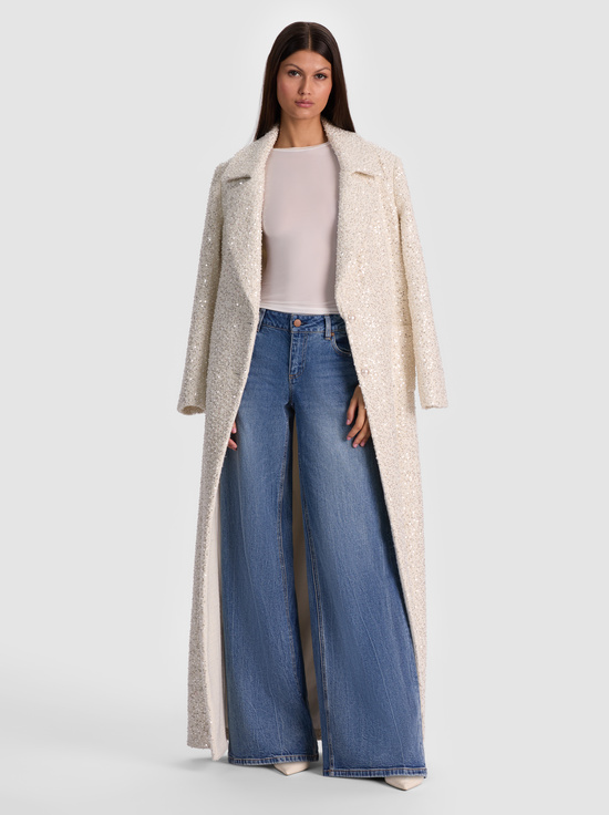 OFF WHITE-NICHOLAS EMBELLISHED COAT