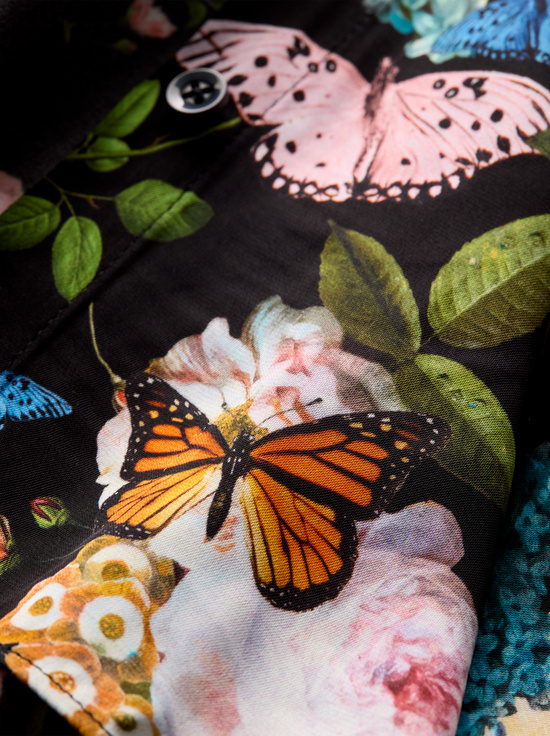 SOLAR STRENGTH BLACK-HELEN BLOUSE