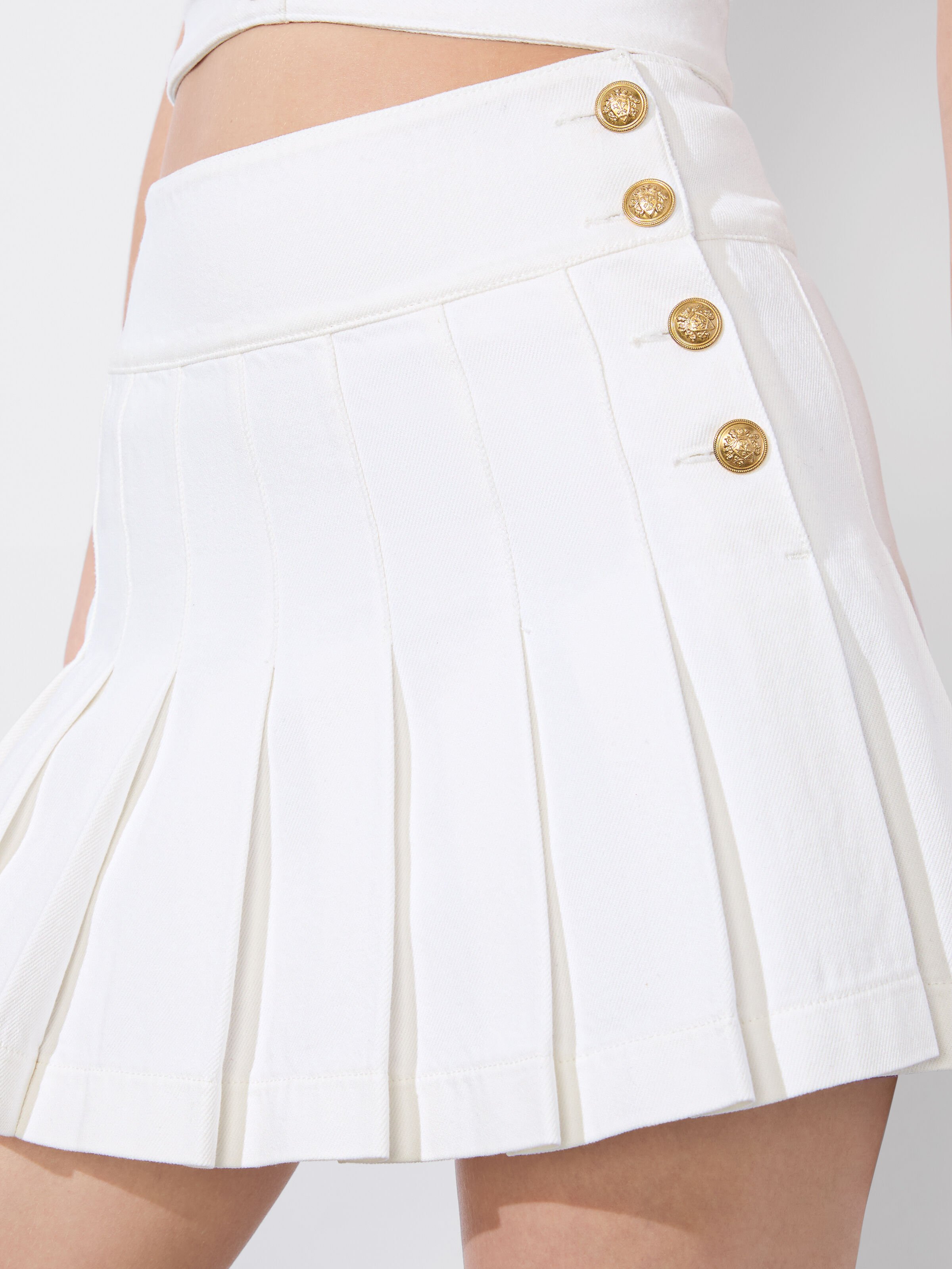 White Designer Skirts - Leather, Statement, Printed | Alice