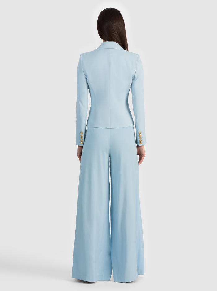 SABLE DOUBLE BREASTED CROPPED BLAZER - CAROLINA BLUE image 2 - ALICE + OLIVIA