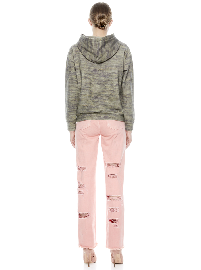 BARRON WIDE SLEEVE HOODIE - MADONNA AND CHILD MULTI image 2 - Alice And Olivia